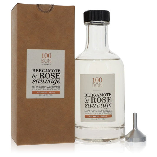 100 Bon Bergamote & Rose Sauvage by 100 Bon Eau De Parfum Refill 6.7 oz for Men - Thesavour