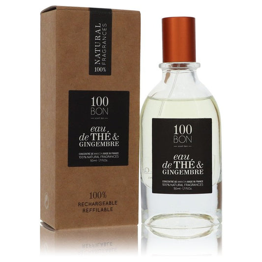 100 Bon Eau De The & Gingembre by 100 Bon Concentree De Parfum Spray (Unisex Refillable) 1.7 oz for Men - Thesavour