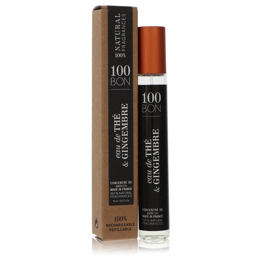 100 Bon Eau De The & Gingembre by 100 Bon Mini Concentree De Parfum (Unisex Refillable) .5 oz for Men - Thesavour