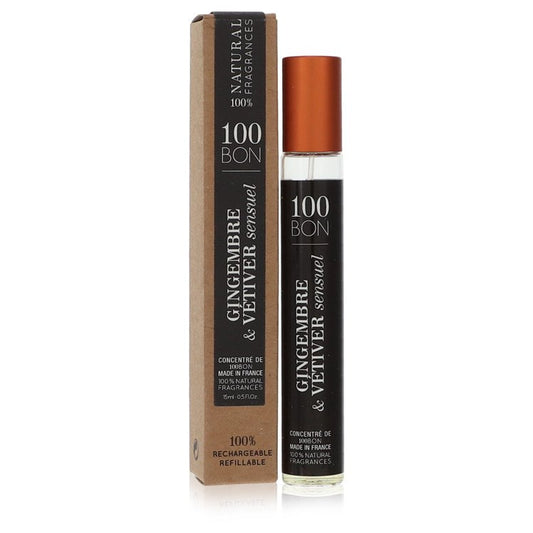 100 Bon Gingembre & Vetiver Sensuel by 100 Bon Mini Concentree De Parfum (Unisex Refillable) .5 oz for Men - Thesavour