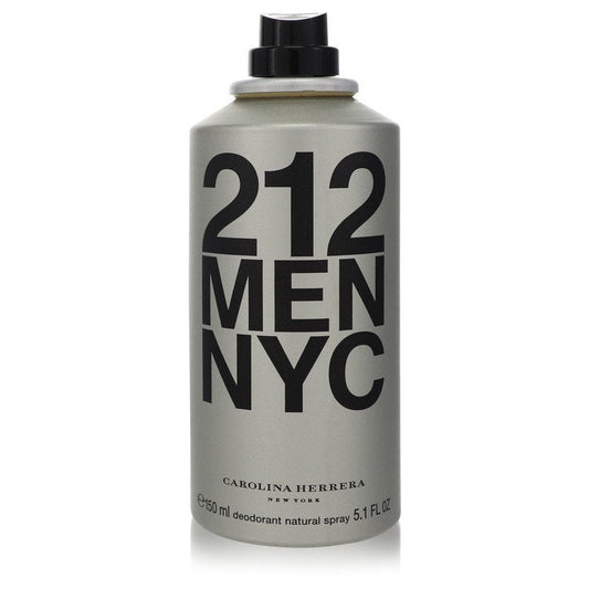 212 by Carolina Herrera Deodorant Spray (Tester) 5 oz for Men - Thesavour