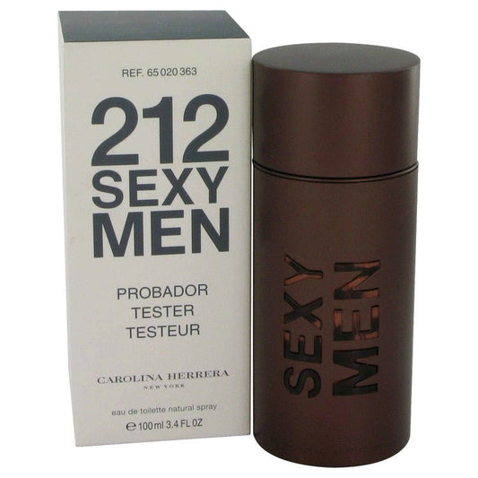 212 Sexy by Carolina Herrera Eau De Toilette Spray (Tester) 3.3 oz for Men - Thesavour