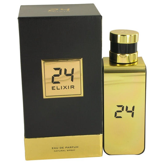 24 Gold Elixir by ScentStory Eau De Parfum Spray 3.4 oz for Men - Thesavour