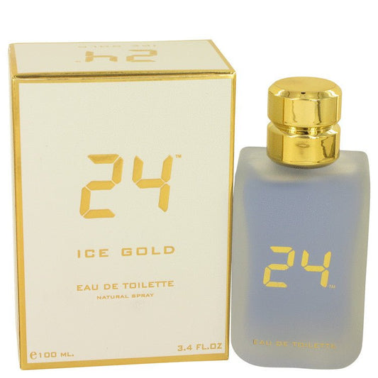 24 Ice Gold by ScentStory Eau De Toilette Spray 3.4 oz for Men - Thesavour