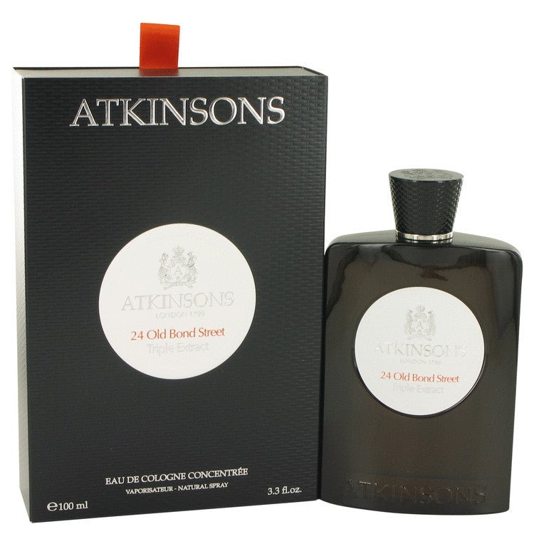 24 Old Bond Street Triple Extract by Atkinsons Eau De Cologne Concentree Spray 3.3 oz for Men - Thesavour