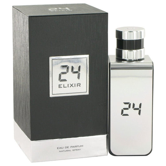 24 Platinum Elixir by ScentStory Eau De Parfum Spray 3.4 oz for Men - Thesavour