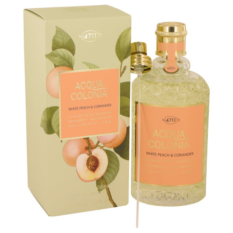 4711 Acqua Colonia White Peach & Coriander by Maurer & Wirtz Eau De Cologne Spray for Women - Thesavour