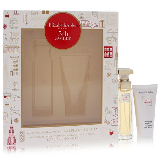 5TH AVENUE by Elizabeth Arden Gift Set -- 1 oz Eau De Parfum Spray + 1.7 oz Body Lotion for Women - Thesavour