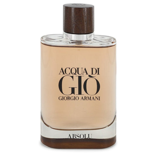 Acqua Di Gio Absolu by Giorgio Armani Eau De Parfum Spray (unboxed) 4.2 oz for Men - Thesavour
