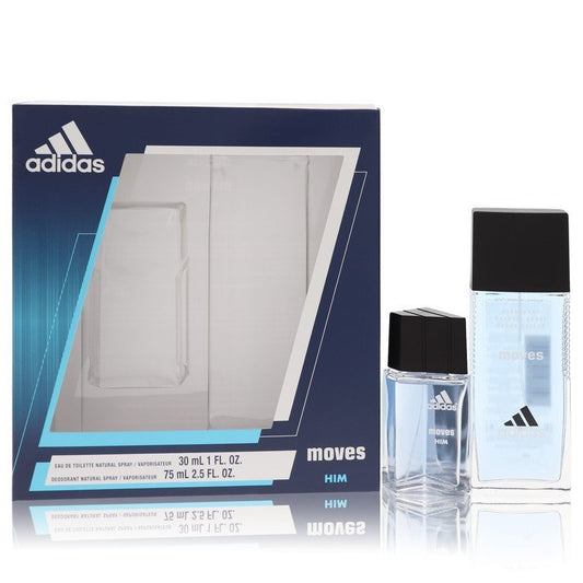 Adidas Moves by Adidas Gift Set -- 1 oz Eau De Toilette Spray + 2.5 oz Deodorant Spray for Men - Thesavour