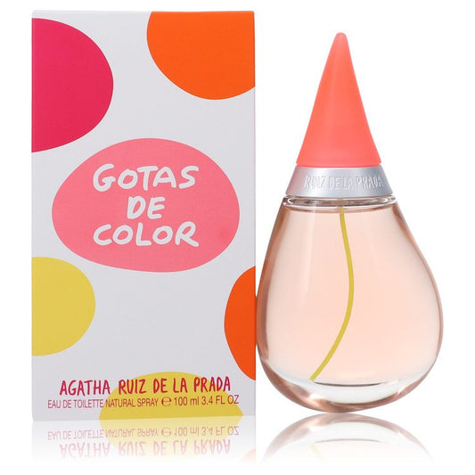 Agatha Ruiz De La Prada Gotas de Color by Agatha Ruiz De La Prada Eau De Toilette Spray 3.4 oz for Women - Thesavour