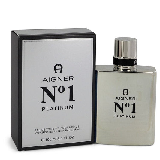Aigner No. 1 Platinum by Etienne Aigner Eau De Toilette Spray 3.4 oz for Men - Thesavour