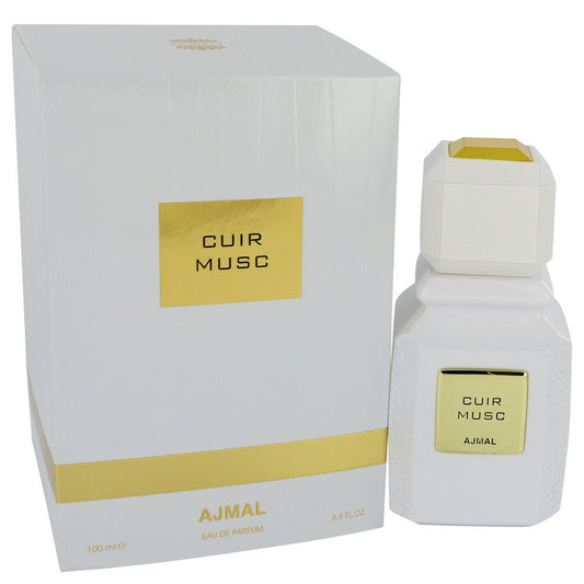 Ajmal Cuir Musc by Ajmal Eau De Parfum Spray (Unisex) 3.4 oz for Women - Thesavour