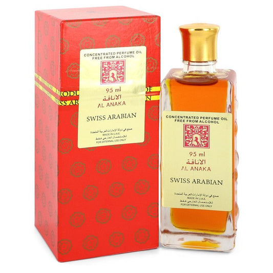 Al Anaka by Swiss Arabian Concentrated Perfume Oil Free From Alcohol (Unisex) 3.2 oz for Women - Thesavour