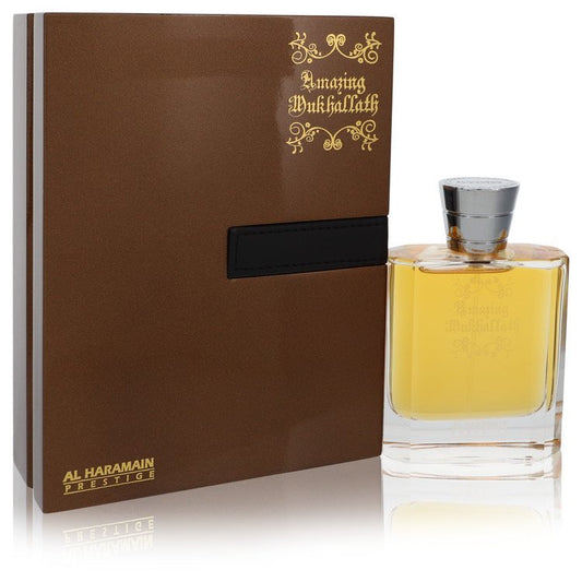 Al Haramain Amazing Mukhallath by Al Haramain Eau De Parfum Spray (Unisex) 3.4 oz for Men - Thesavour