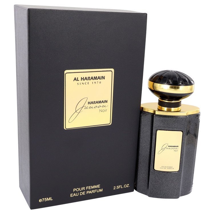 Al Haramain Junoon Noir by Al Haramain Eau De Parfum Spray 2.5 oz for Women - Thesavour