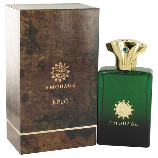Amouage Epic by Amouage Eau De Parfum Spray 3.4 oz for Men - Thesavour