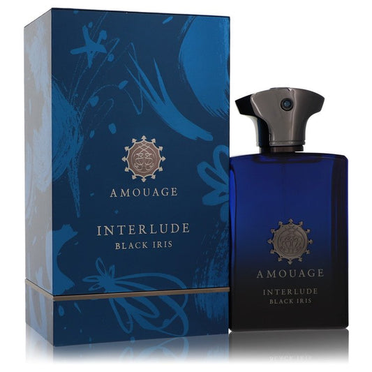Amouage Interlude Black Iris by Amouage Eau De Parfum Spray 3.4 oz for Men - Thesavour