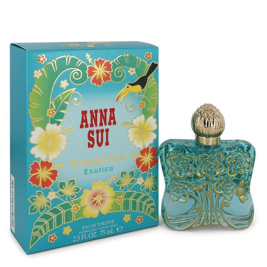 Anna Sui Romantica Exotica by Anna Sui Eau De Toilette Spray 2.5 oz for Women - Thesavour