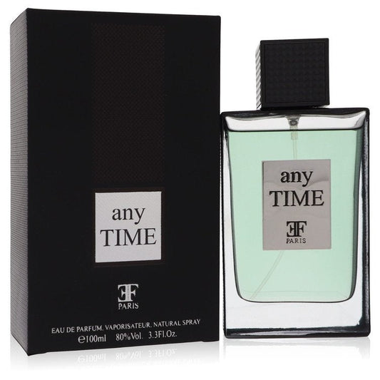 Any Time by Elysee Fashion Eau De Parfum Spray 3.3 oz for Men - Thesavour
