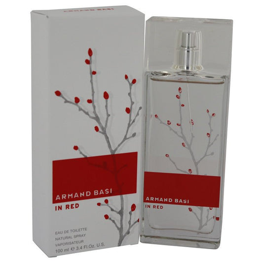 Armand Basi in Red by Armand Basi Eau De Toilette Spray 3.4 oz for Women - Thesavour