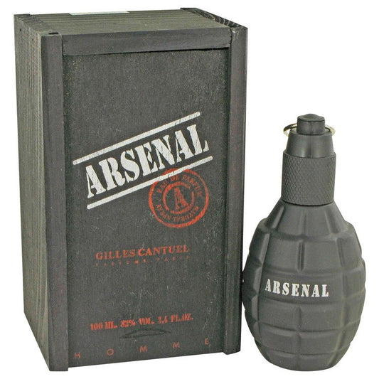 Arsenal Black by Gilles Cantuel Eau De Parfum Spray for Men - Thesavour