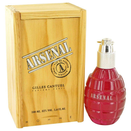 Arsenal Dark Red by Gilles Cantuel Eau De Parfum Spray 3.4 oz for Men - Thesavour