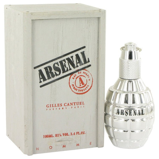 Arsenal Platinum by Gilles Cantuel Eau De Parfum Spray 3.4 oz for Men - Thesavour