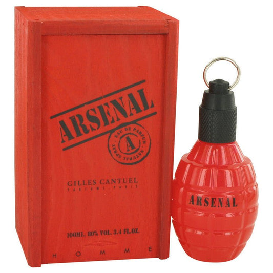 ARSENAL RED by Gilles Cantuel Eau De Parfum Spray 3.4 oz for Men - Thesavour