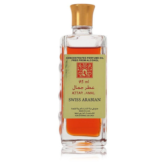 Attar Jamal by Swiss Arabian Concentrated Perfume Oil Free From Alcohol (Unisex unboxed) 3.2 oz for Women - Thesavour