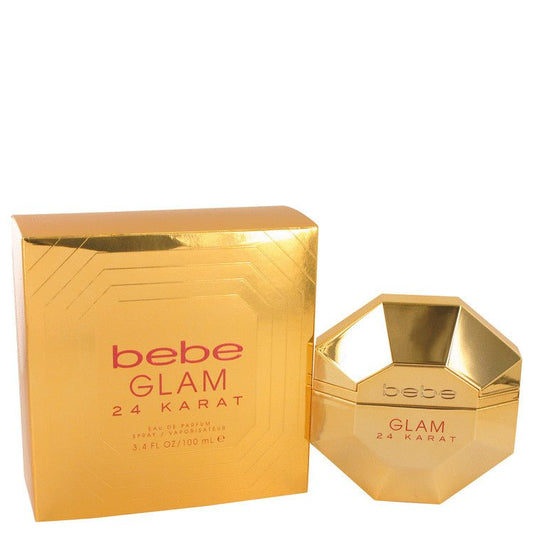 Bebe Glam 24 Karat by Bebe Eau De Parfum Spray 3.4 oz for Women - Thesavour