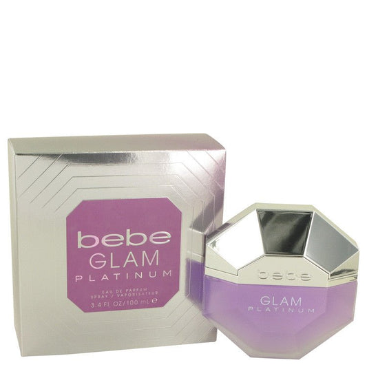Bebe Glam Platinum by Bebe Eau De Parfum Spray 3.4 oz for Women - Thesavour