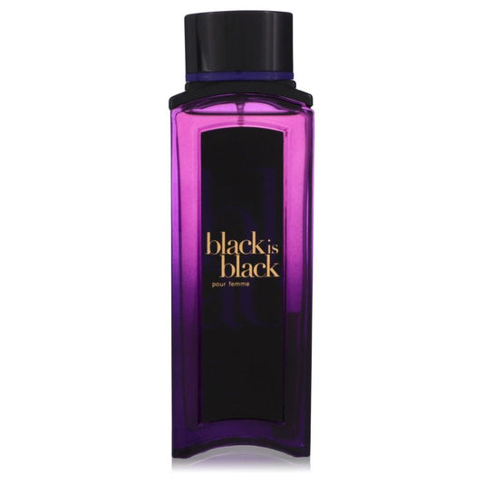 Black is Black by Nu Parfums Eau De Parfum Spray 3.3 oz for Women - Thesavour
