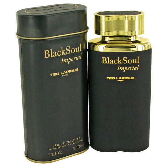 Black Soul Imperial by Ted Lapidus Eau De Toilette Spray 3.33 oz for Men - Thesavour