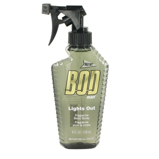 Bod Man Lights Out by Parfums De Coeur Body Spray 8 oz for Men - Thesavour