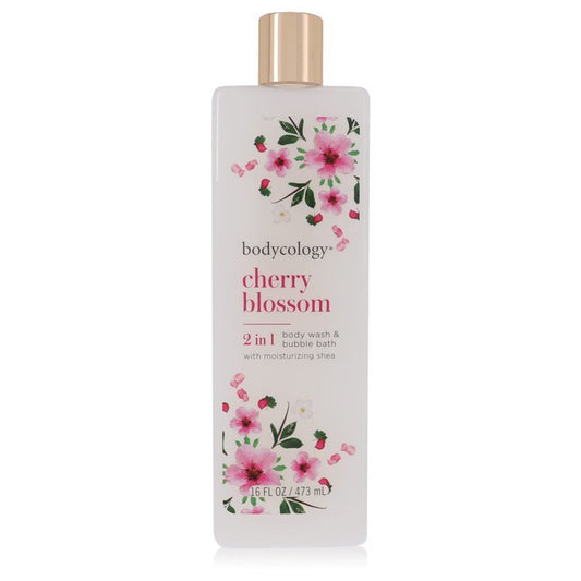 Bodycology Cherry Blossom by Bodycology Body Wash & Bubble Bath 16 oz for Women - Thesavour