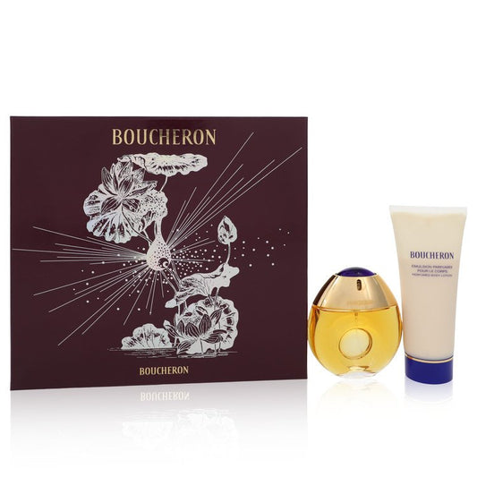 BOUCHERON by Boucheron Gift Set -- 1.6 oz Eau De Toilette Spray + 3.3 oz Perfumed Body Lotion for Women - Thesavour