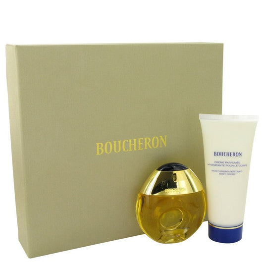 BOUCHERON by Boucheron Gift Set -- 1.6 oz Eau De Toilette Spray + 3.4 oz Body Cream for Women - Thesavour