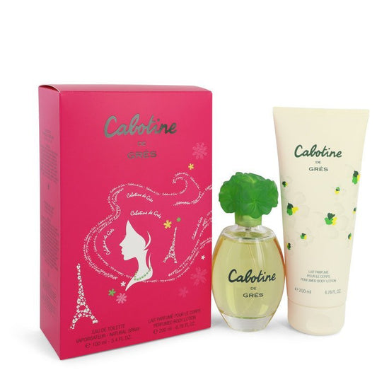 CABOTINE by Parfums Gres Gift Set -- 3.4 oz Eau De Toilette Spray + 6.7 oz Body Lotion for Women - Thesavour