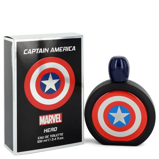 Captain America Hero by Marvel Eau De Toilette Spray 3.4 oz for Men - Thesavour