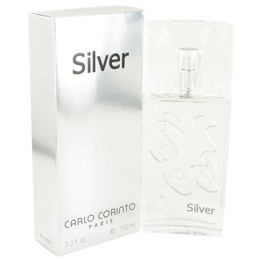 CARLO CORINTO SILVER by Carlo Corinto Eau De Toilette Spray 3.4 oz for Men - Thesavour