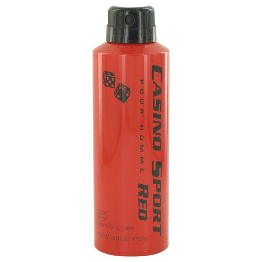 Casino Sport Red by Casino Perfumes Body Spray (No Cap) 6 oz for Men - Thesavour