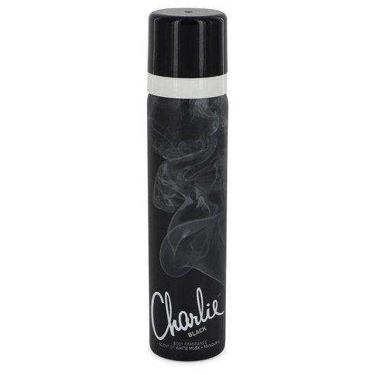 Charlie Black by Revlon Body Fragrance Spray 2.5 oz for Women - Thesavour