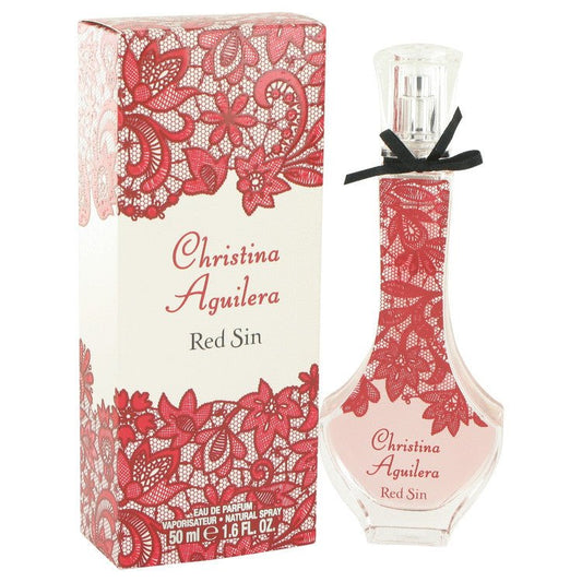 Christina Aguilera Red Sin by Christina Aguilera Eau De Parfum Spray 1.7 oz for Women - Thesavour