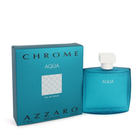 Chrome Aqua by Azzaro Eau De Toilette Spray 3.4 oz for Men - Thesavour