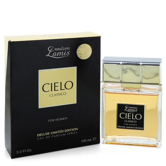 Cielo Classico by Lamis Eau De Parfum Spray Deluxe Limited Edition 3.3 oz for Women - Thesavour