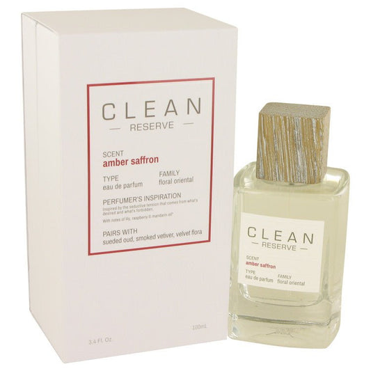Clean Amber Saffron by Clean Eau De Parfum Spray 3.4 oz for Women - Thesavour