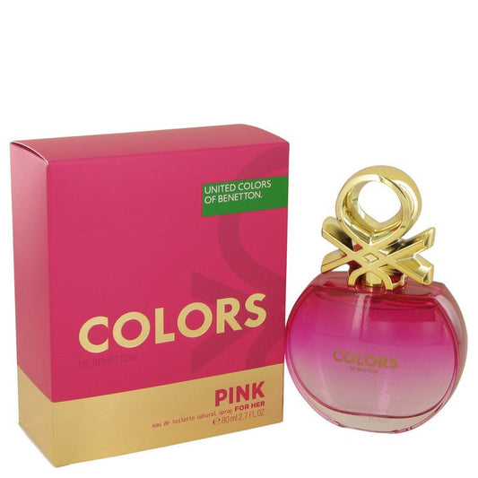 Colors Pink by Benetton Eau De Toilette Spray 2.7 oz for Women - Thesavour