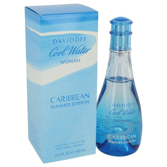Cool Water Caribbean Summer by Davidoff Eau De Toilette Spray 3.4 oz for Women - Thesavour