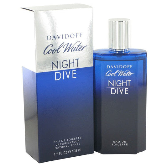 Cool Water Night Dive by Davidoff Eau De Toilette Spray 4.2 oz for Men - Thesavour